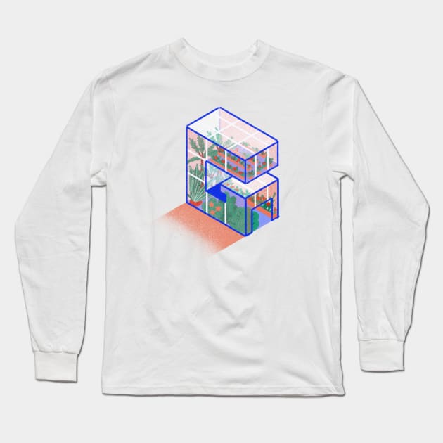 Green house Long Sleeve T-Shirt by Lethy studio